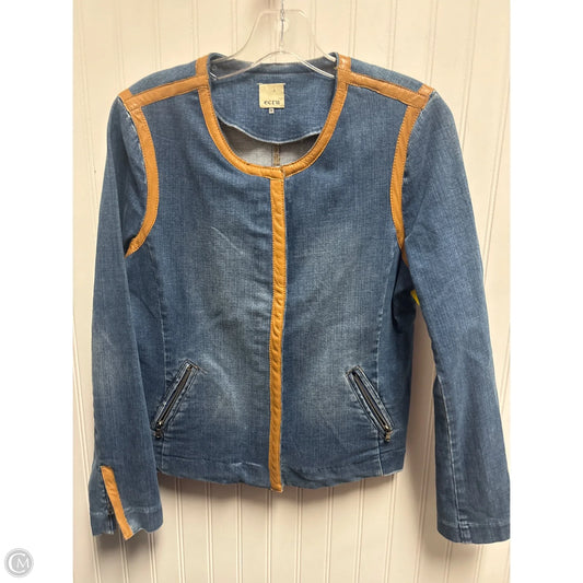 Jacket Denim By Ecru In Blue Denim, Size: S