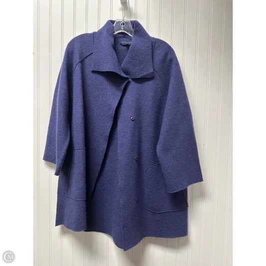Jacket Other By Eileen Fisher In Blue, Size: S