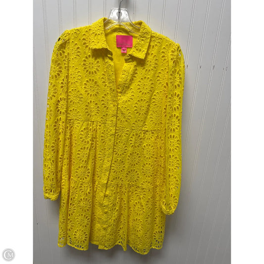 Dress Designer By Lilly Pulitzer In Yellow, Size: S