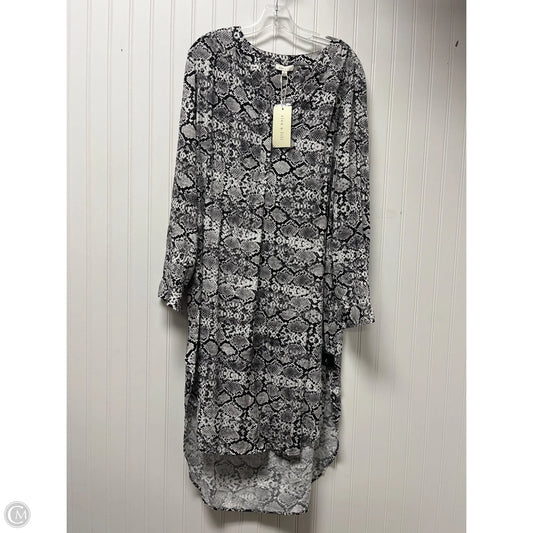 Dress Casual Midi By Clothes Mentor In Animal Print, Size: L