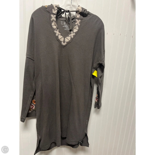 Dress Casual Midi By Clothes Mentor In Grey, Size: S