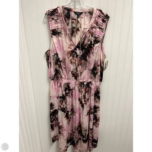 Dress Casual Short By Simply Vera In Multi-colored, Size: 2x