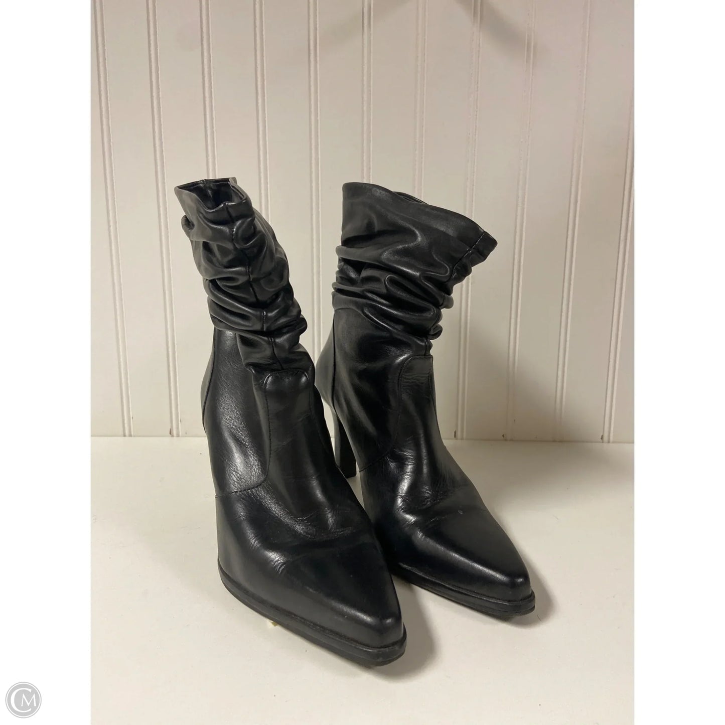 Boots Ankle Heels By White Mountain In Black, Size: 7