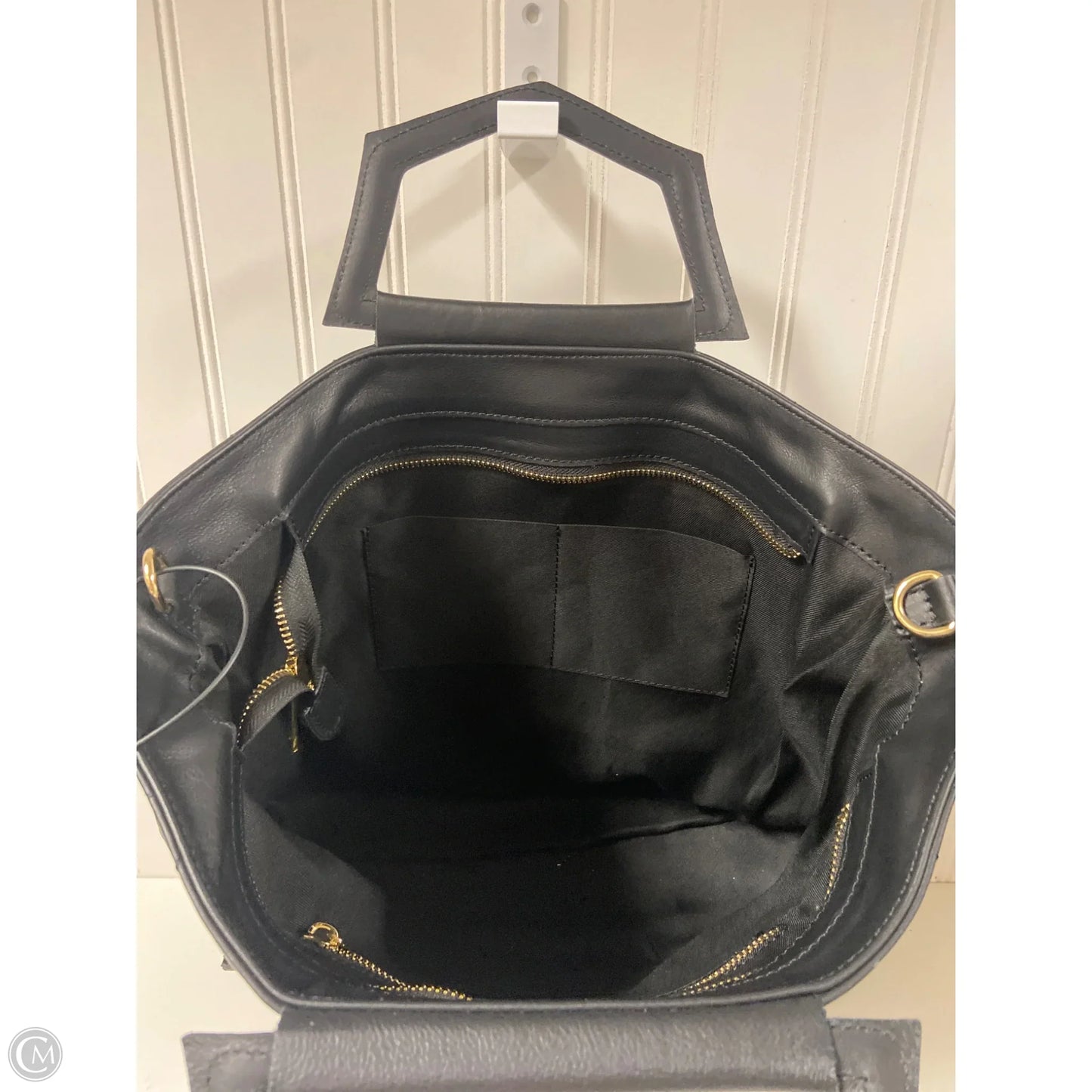 Handbag Leather By Cmc, Size: Large