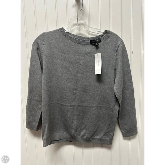 Sweater By Ann Taylor In Grey, Size: S