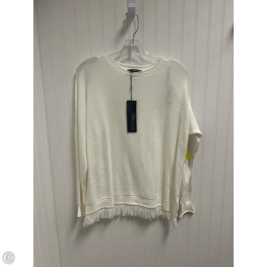 Sweater By Clothes Mentor In White, Size: Sp