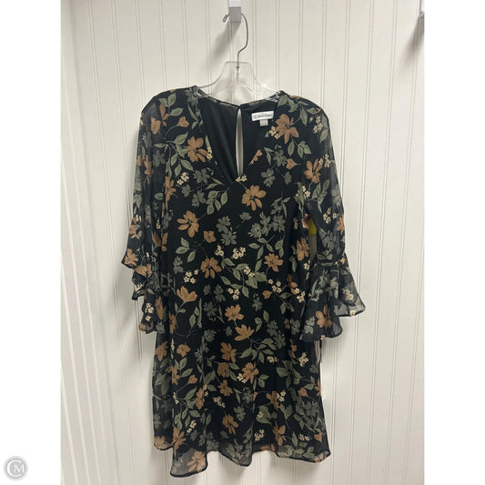 Dress Casual Short By Calvin Klein In Black, Size: S