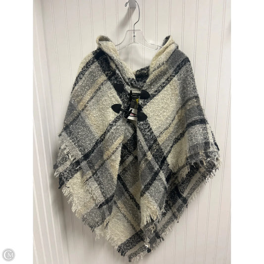 Shawl By Clothes Mentor In Plaid Pattern, Size: Osfm