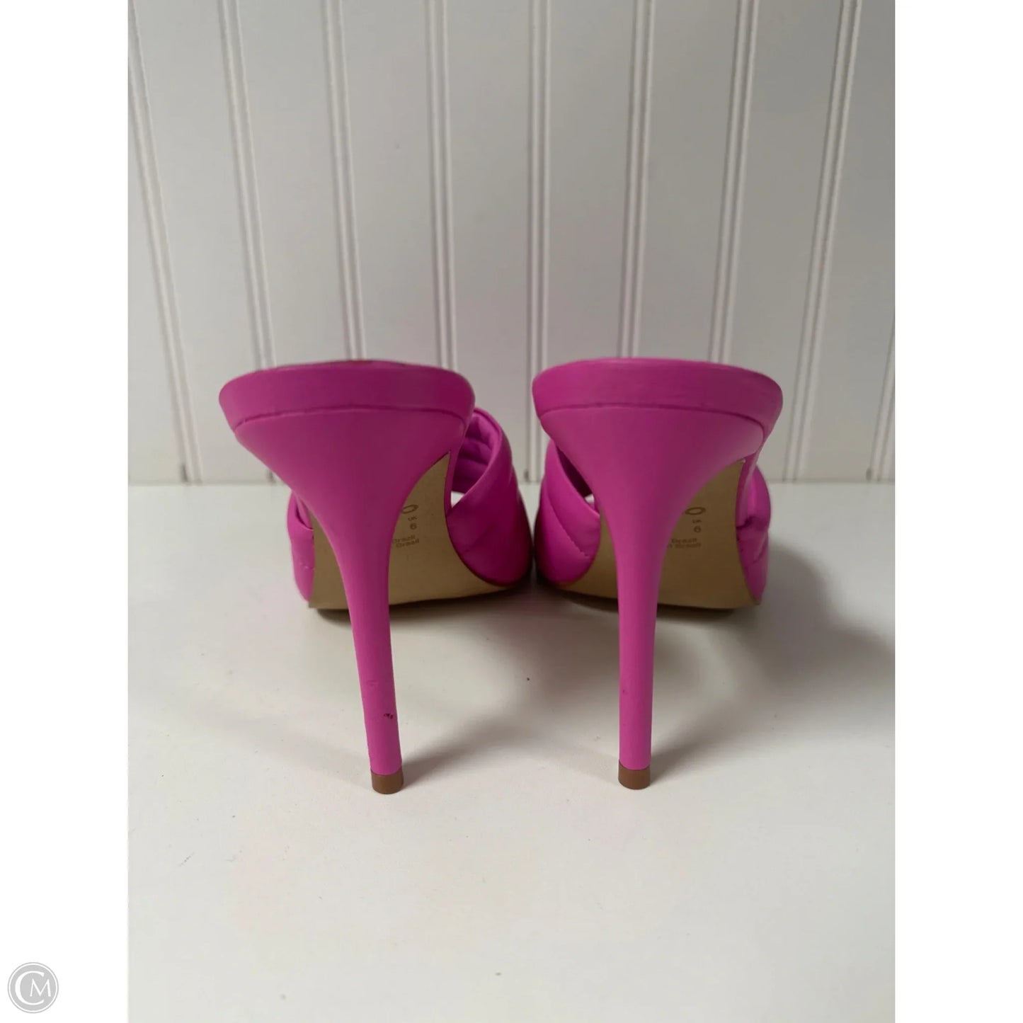 Sandals Heels Stiletto By Aldo In Pink, Size: 8.5