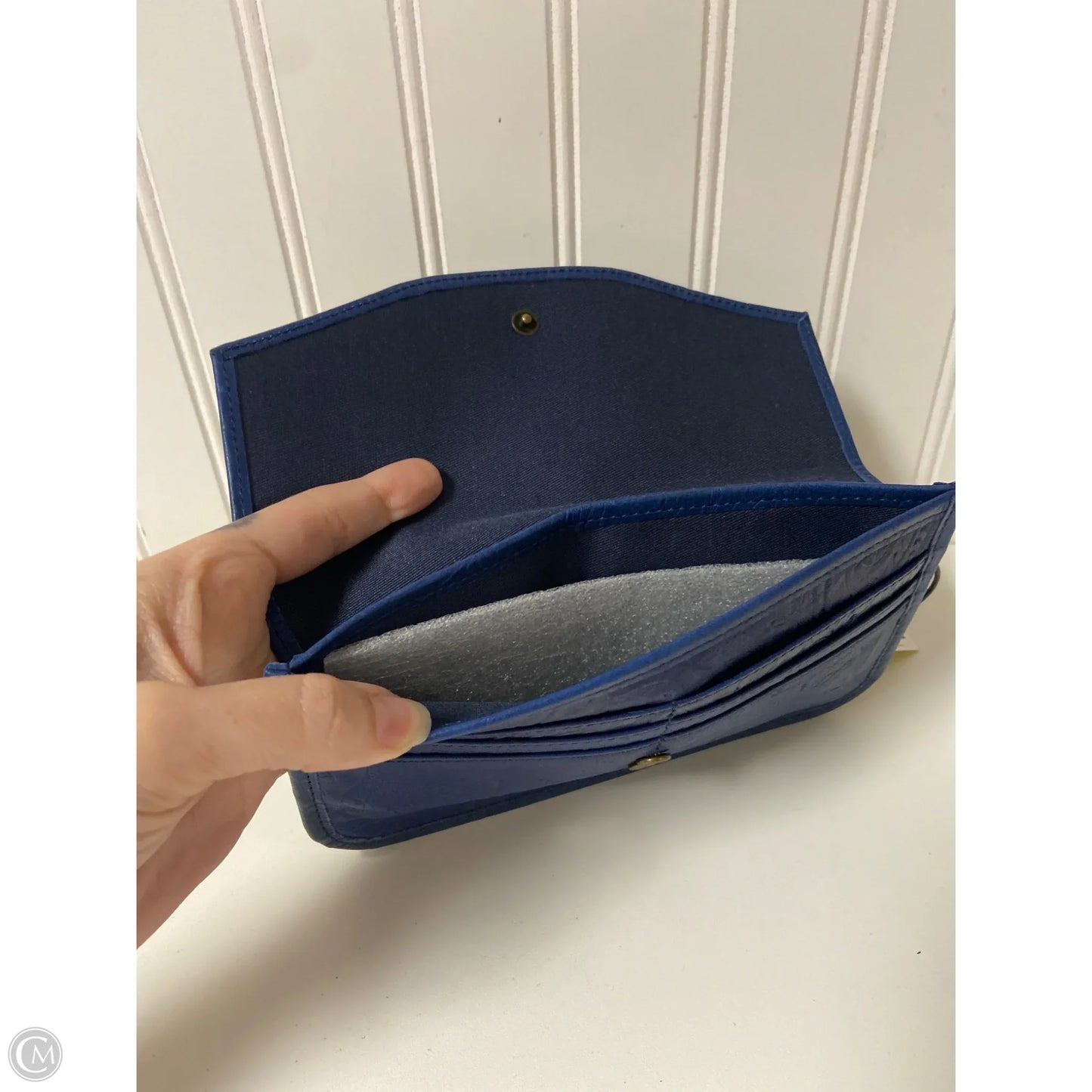 Wallet Leather By Cmc, Size: Medium