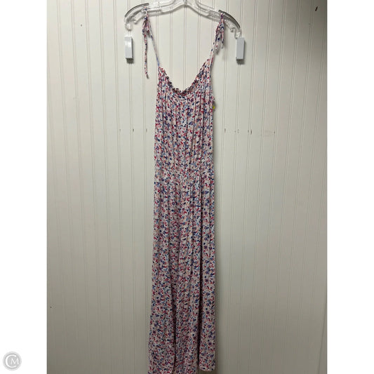 Jumpsuit By Loft In Floral Print, Size: S