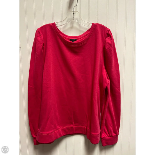 Sweater By Talbots In Pink, Size: Xl