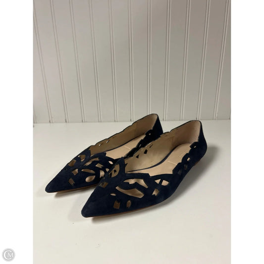 Shoes Flats By Zara In Blue, Size: 7.5
