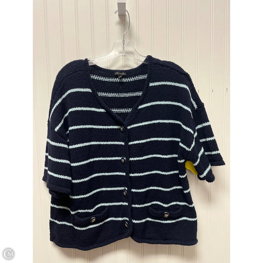 Sweater Cardigan By Talbots In Blue, Size: Xl
