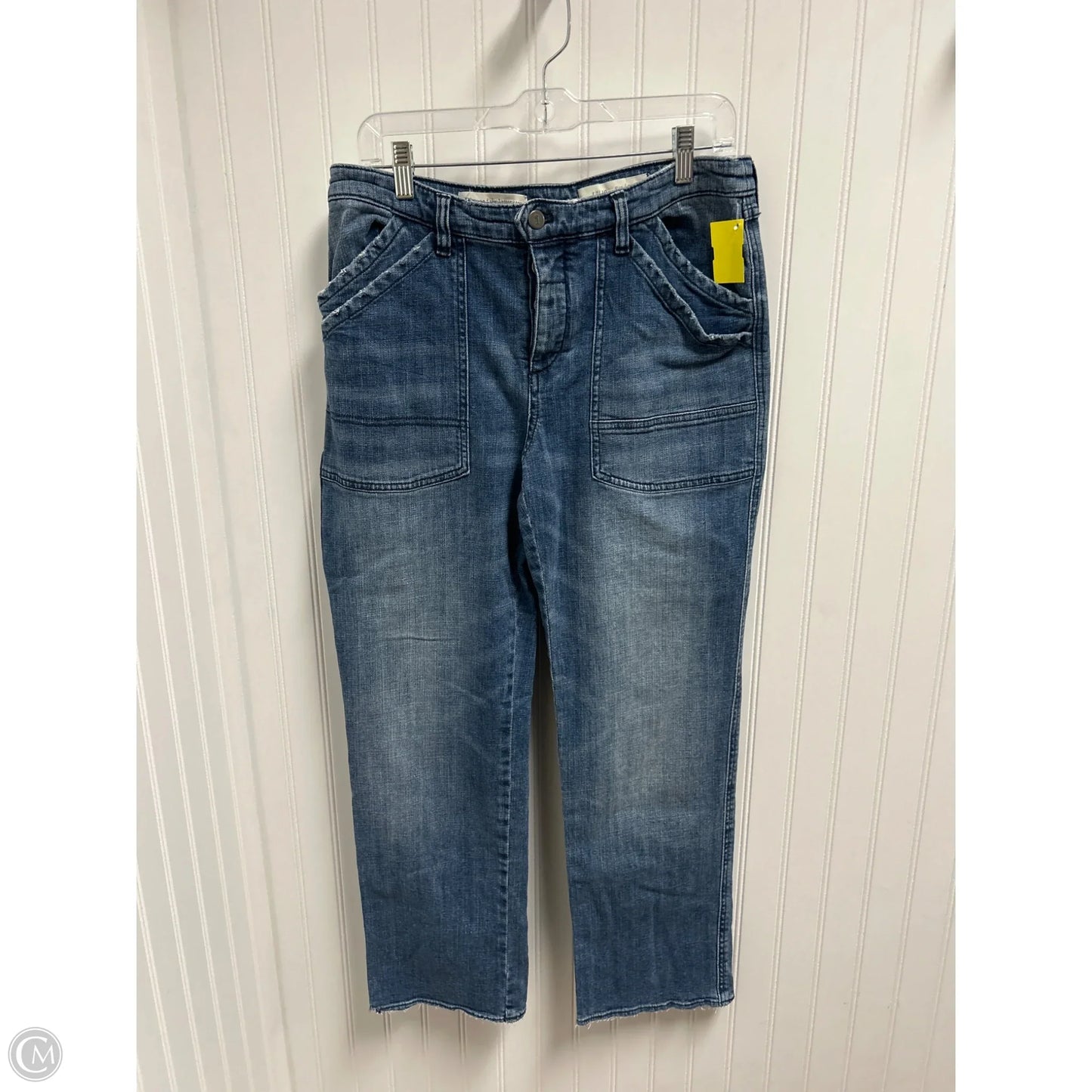Jeans Straight By Pilcro In Blue Denim, Size: 8