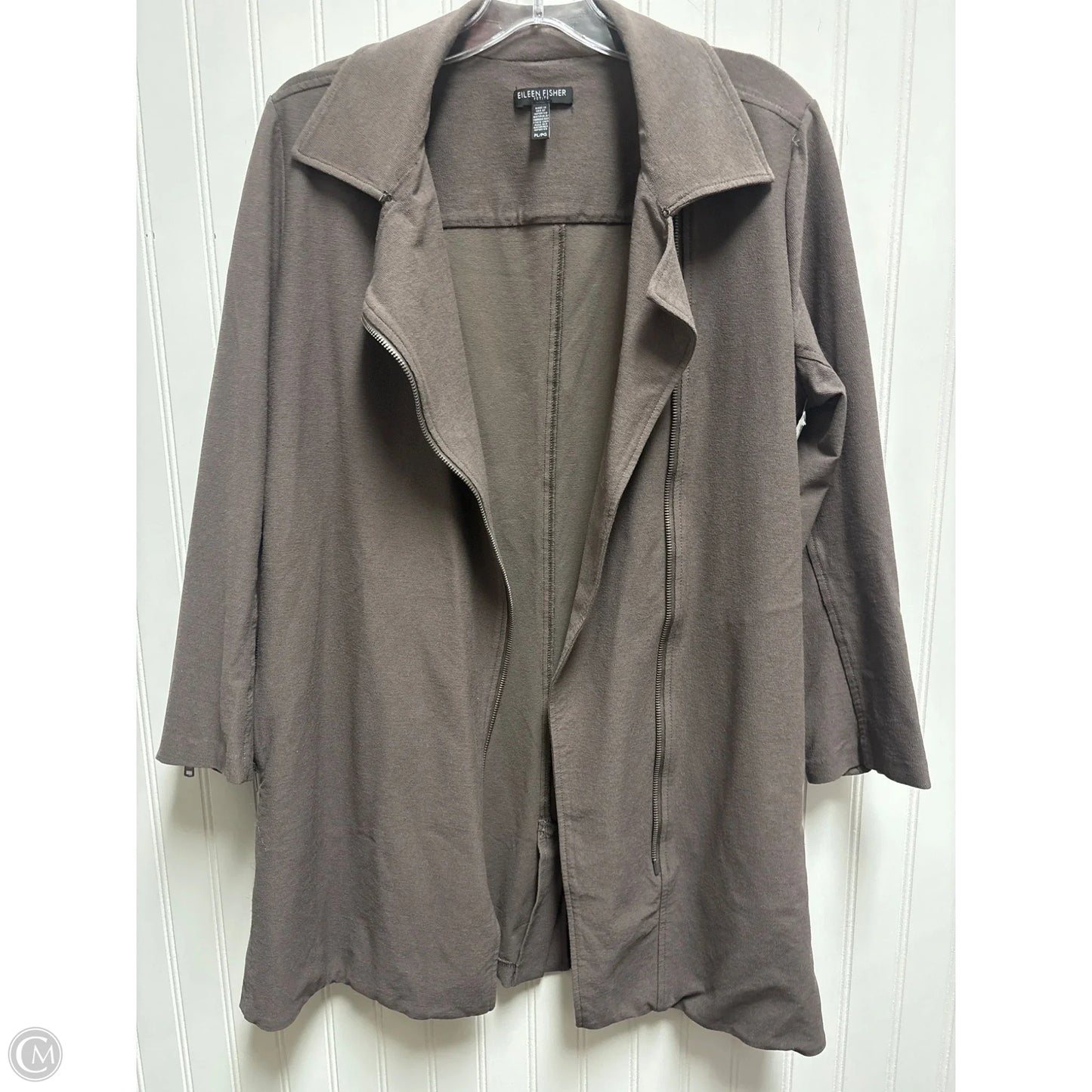 Jacket Other By Eileen Fisher In Taupe, Size: Lp