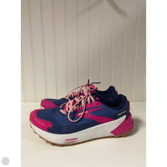 Shoes Athletic By Brooks In Blue & Pink, Size: 9.5