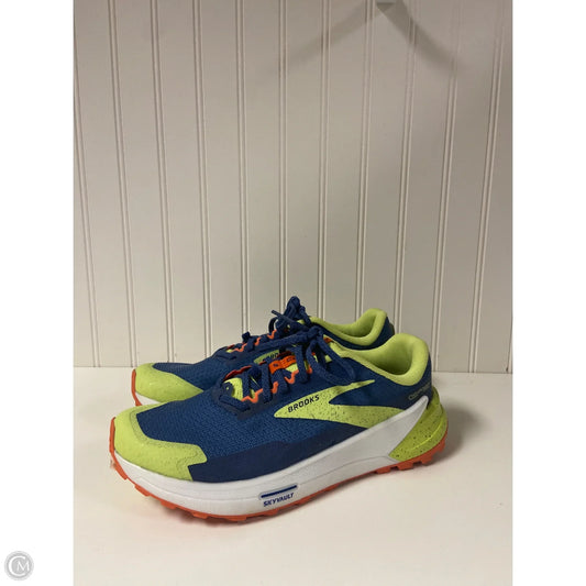Shoes Athletic By Brooks In Blue & Green, Size: 9