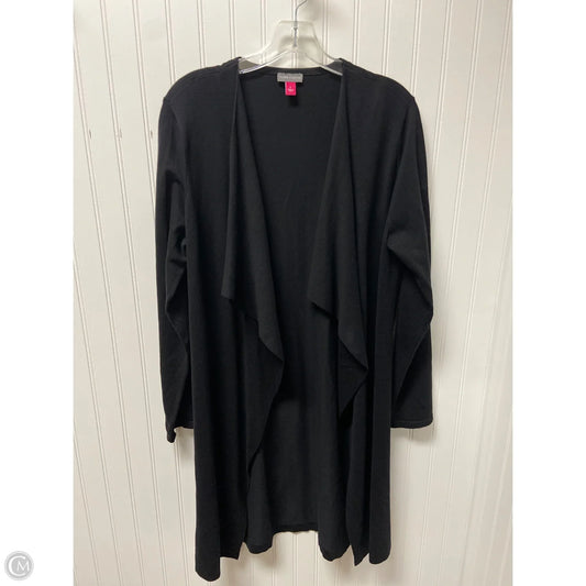 Sweater Cardigan By Vince Camuto In Black, Size: L