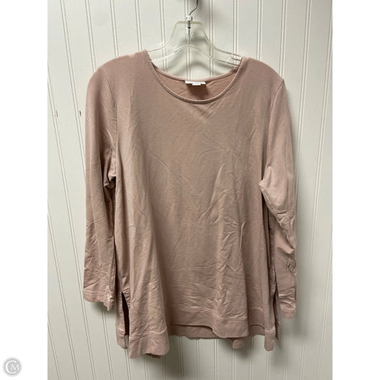 Top Long Sleeve Basic By Pure Jill In Pink, Size: L