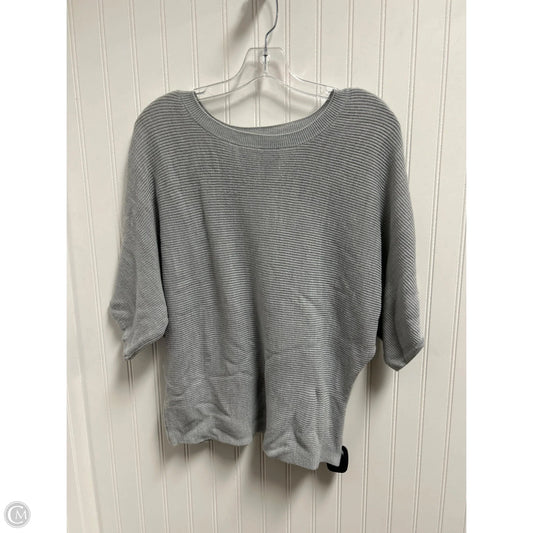 Sweater Short Sleeve By Jones New York In Grey, Size: M