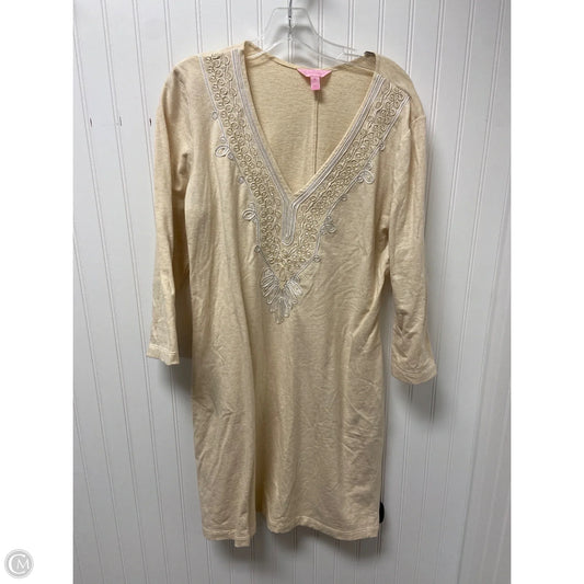 Dress Designer By Lilly Pulitzer In Beige, Size: Xl