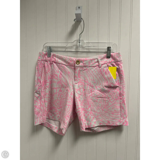 Shorts Designer By Lilly Pulitzer In Pink & Yellow, Size: 6