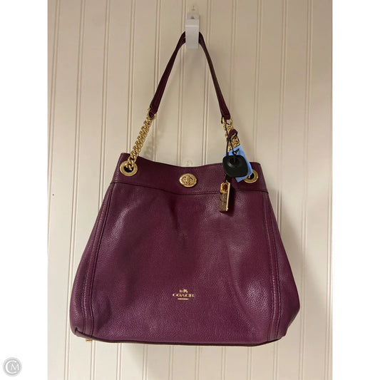 Handbag Designer By Coach, Size: Large