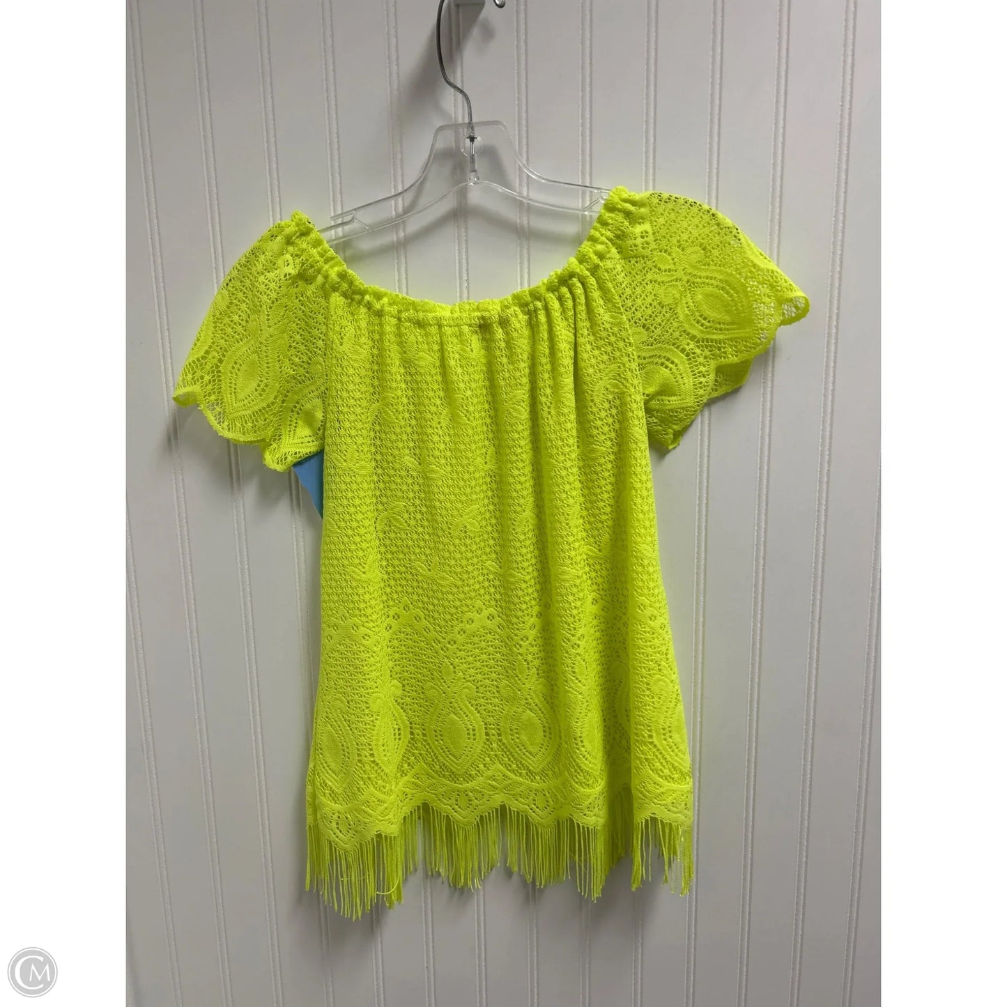 Top Sleeveless Designer By Lilly Pulitzer In Yellow, Size: Xs