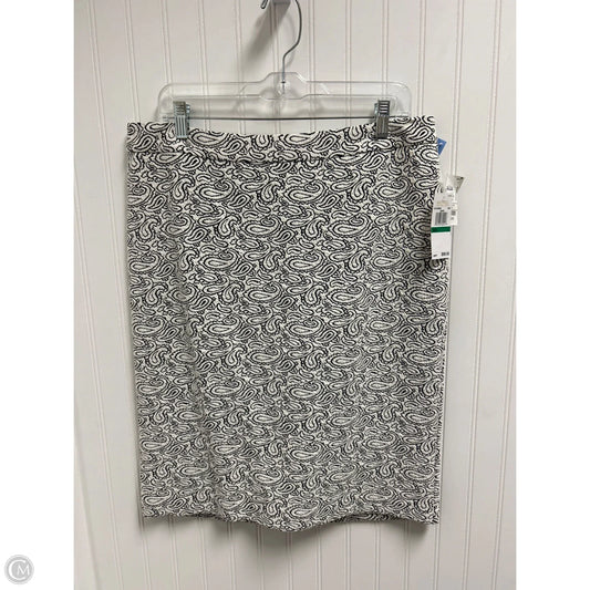 Skirt Maxi By Michael By Michael Kors In Black & White, Size: L