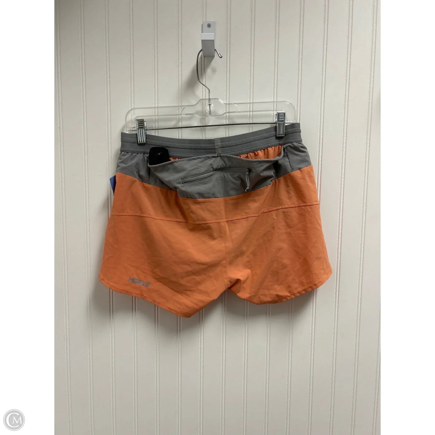 Athletic Shorts By Hoka In Orange, Size: M