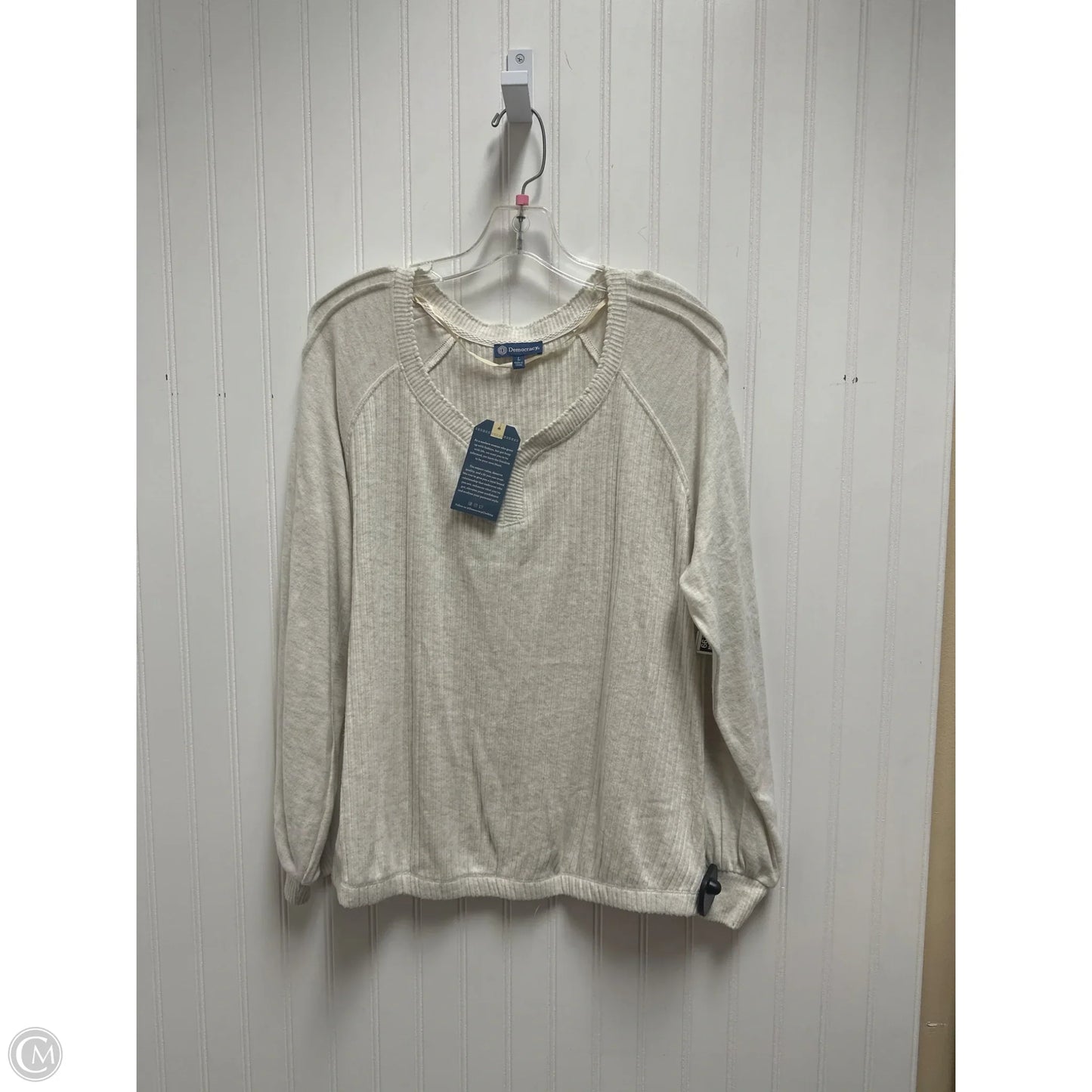 Sweater By Democracy In Beige, Size: L