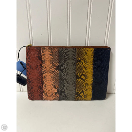 Clutch Leather By Madewell, Size: Small