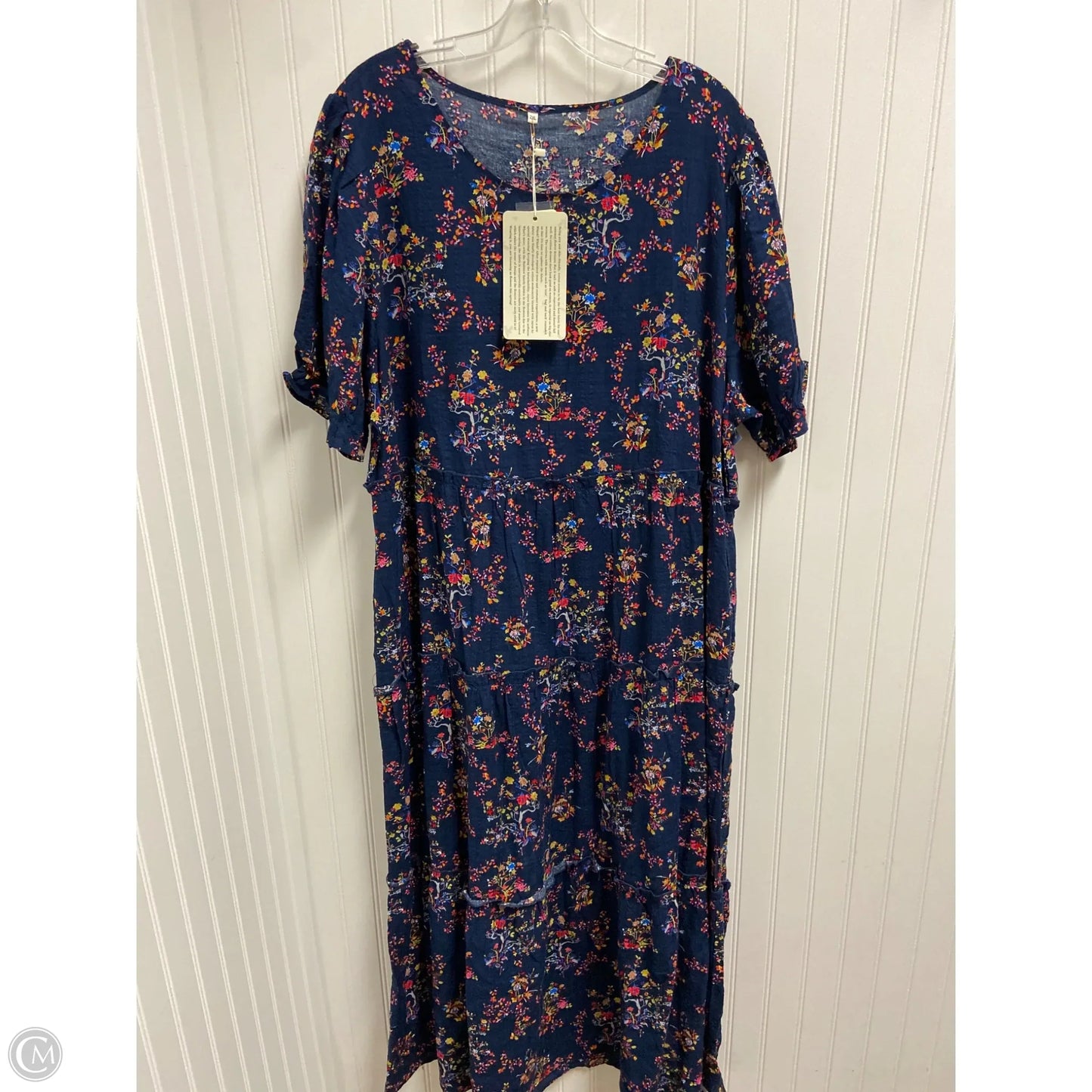 Dress Casual Maxi By Clothes Mentor In Blue, Size: 2x