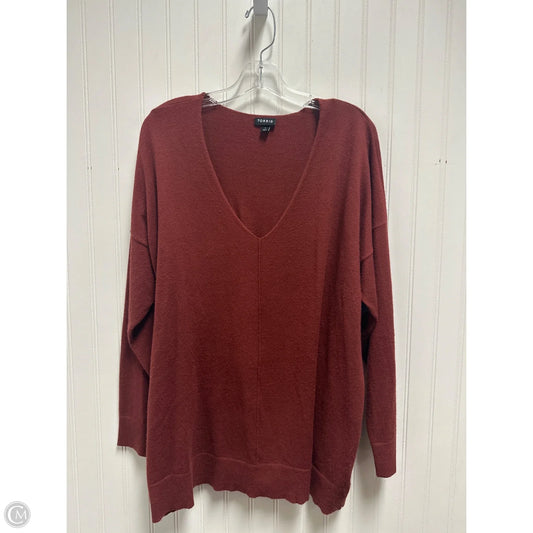 Sweater By Torrid In Red, Size: 1x