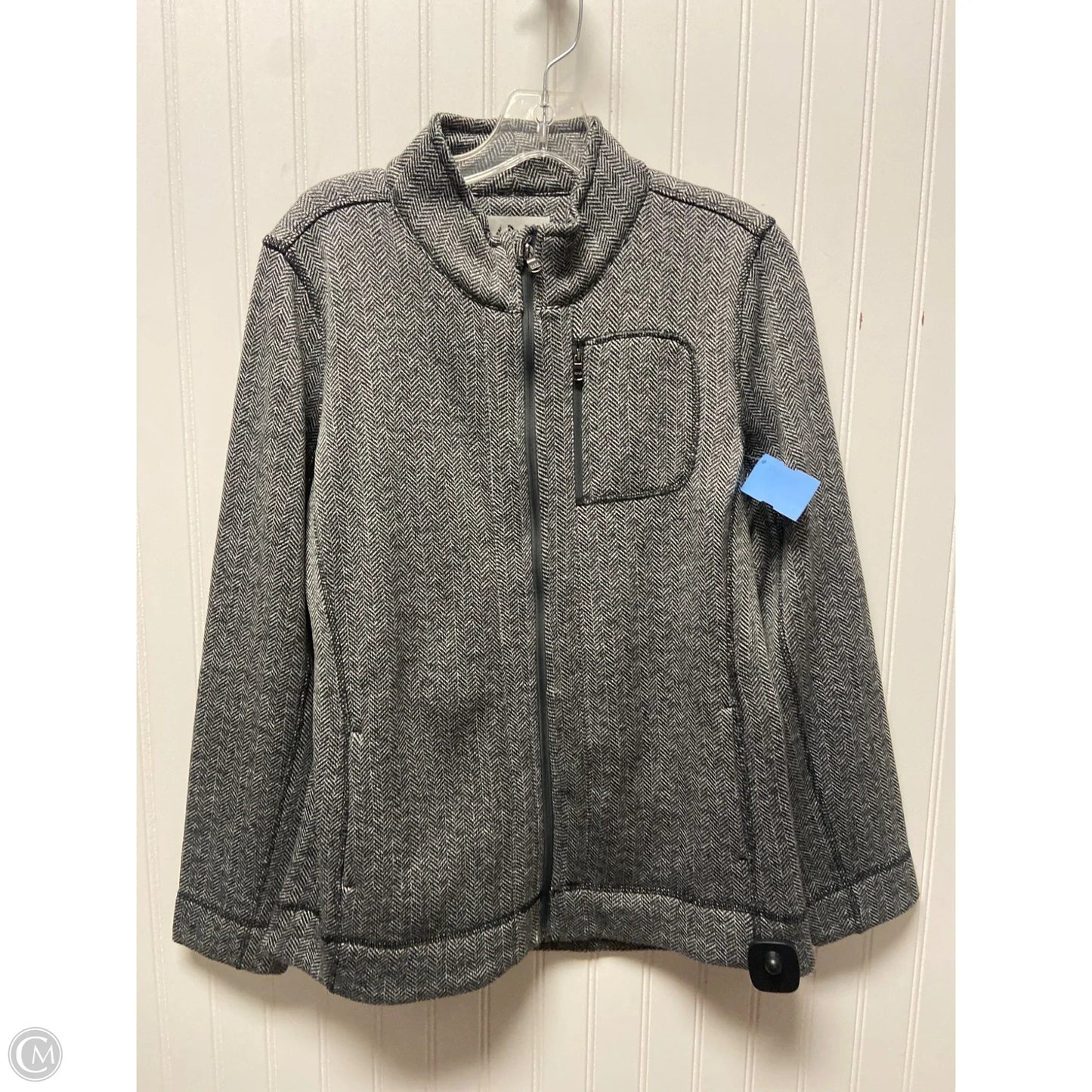 Athletic Jacket By Marc New York In Black & White, Size: M