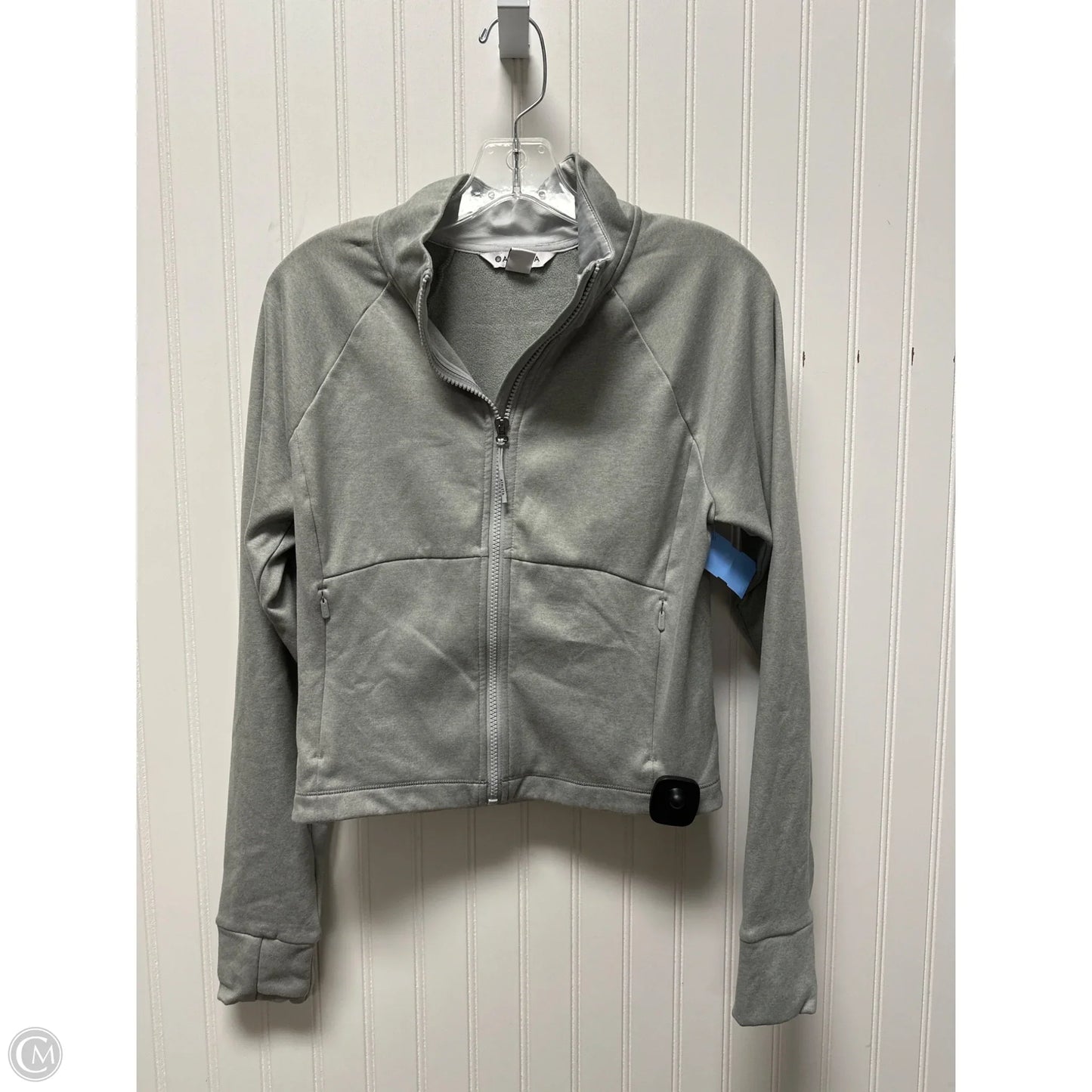 Athletic Jacket By Athleta In Grey, Size: M