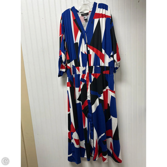 Dress Casual Maxi By Ashley Stewart In Multi-colored, Size: 3x