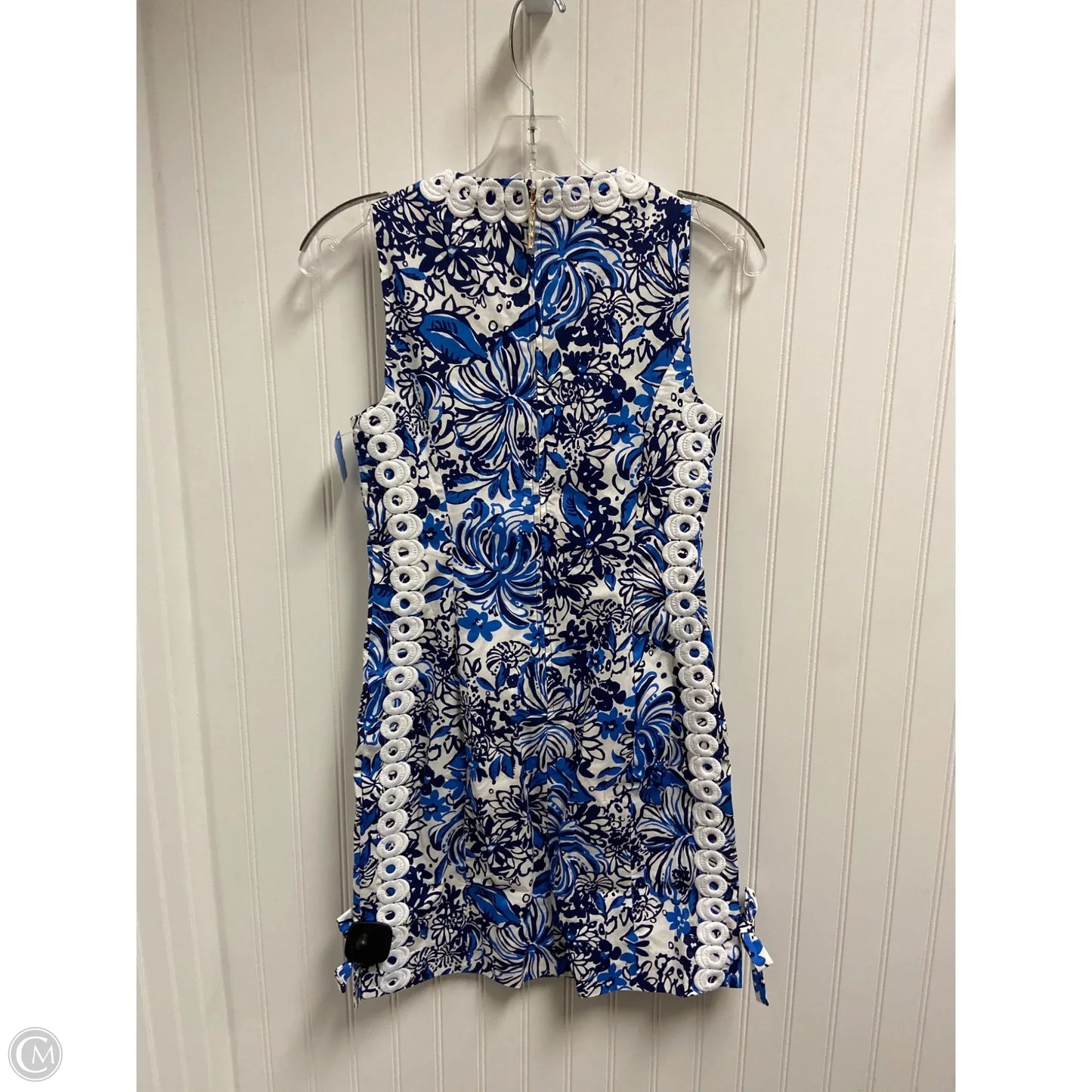 Dress Designer By Lilly Pulitzer In Blue & White, Size: Xs