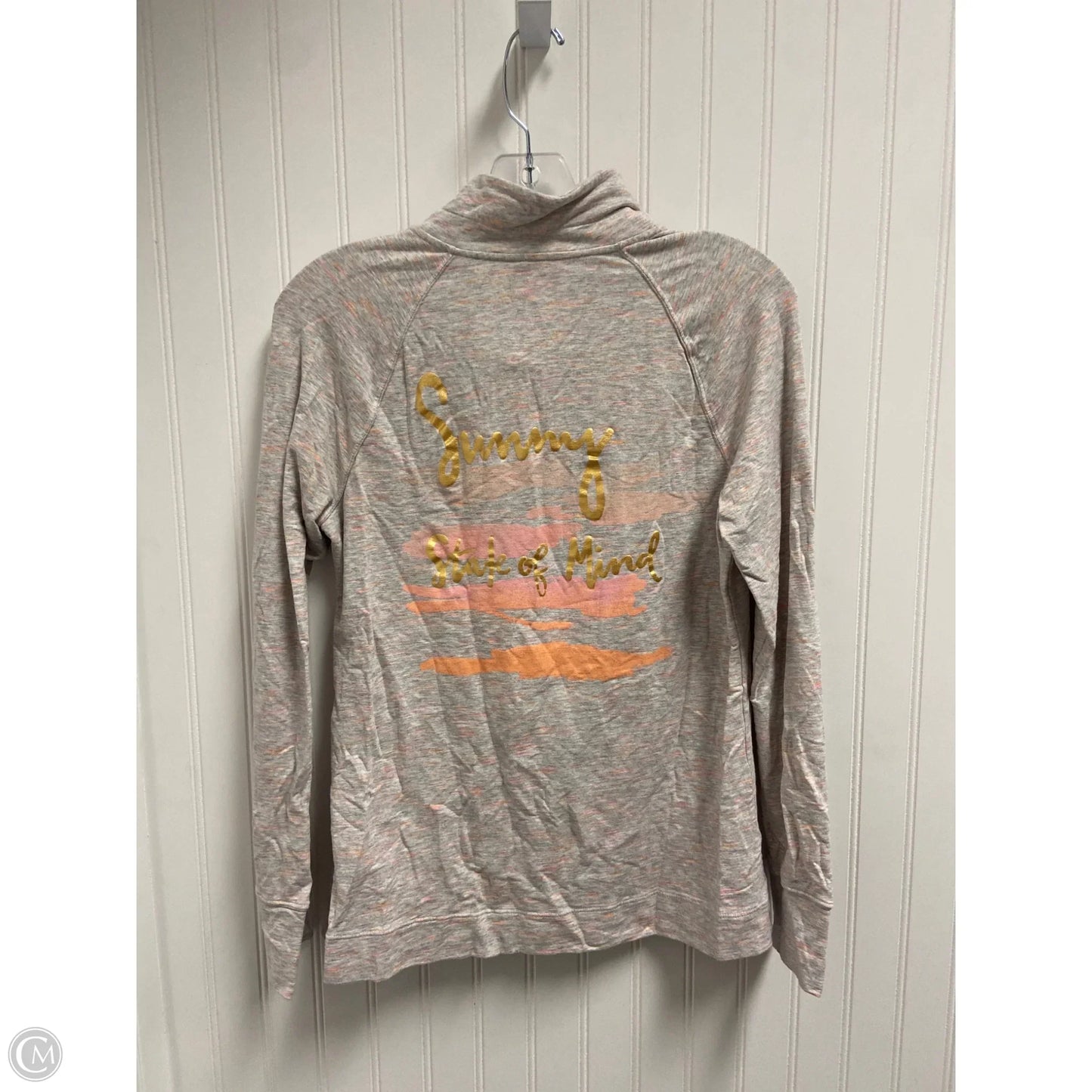Jacket Designer By Lilly Pulitzer In Grey & Orange, Size: M