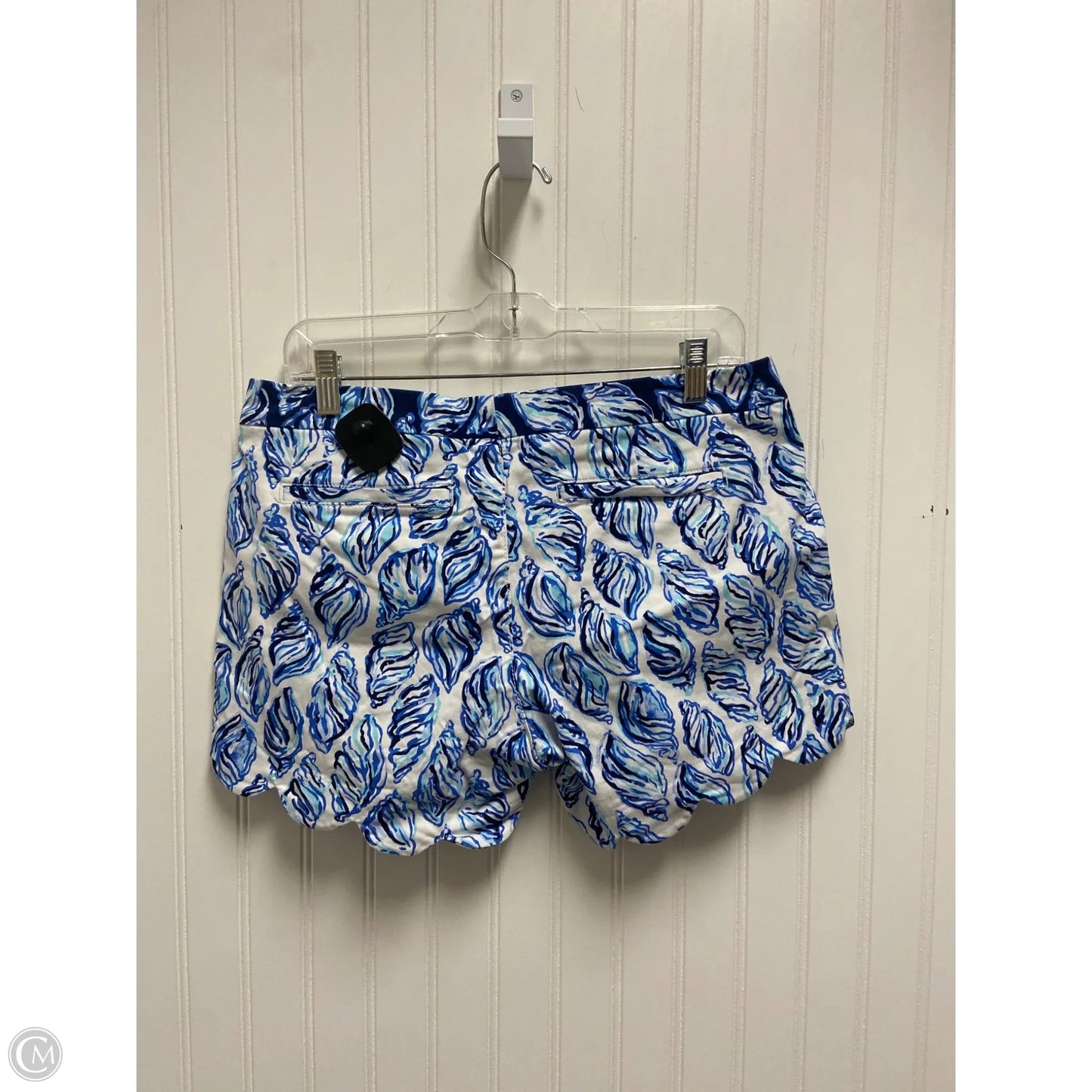 Shorts Designer By Lilly Pulitzer In Blue & White, Size: 6