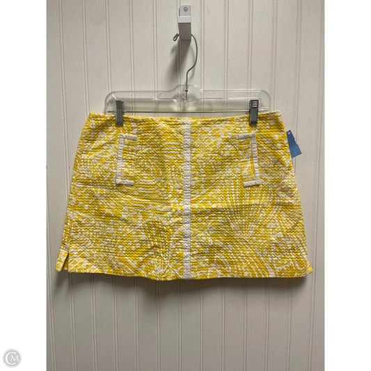 Skirt Designer By Lilly Pulitzer In Pink & White, Size: 10