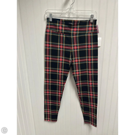 Pants Leggings By J. Crew In Plaid Pattern, Size: 8