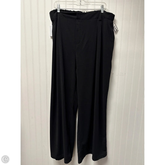 Pants Wide Leg By Clothes Mentor In Black, Size: 3x