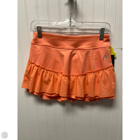 Athletic Skort By Head In Orange, Size: S