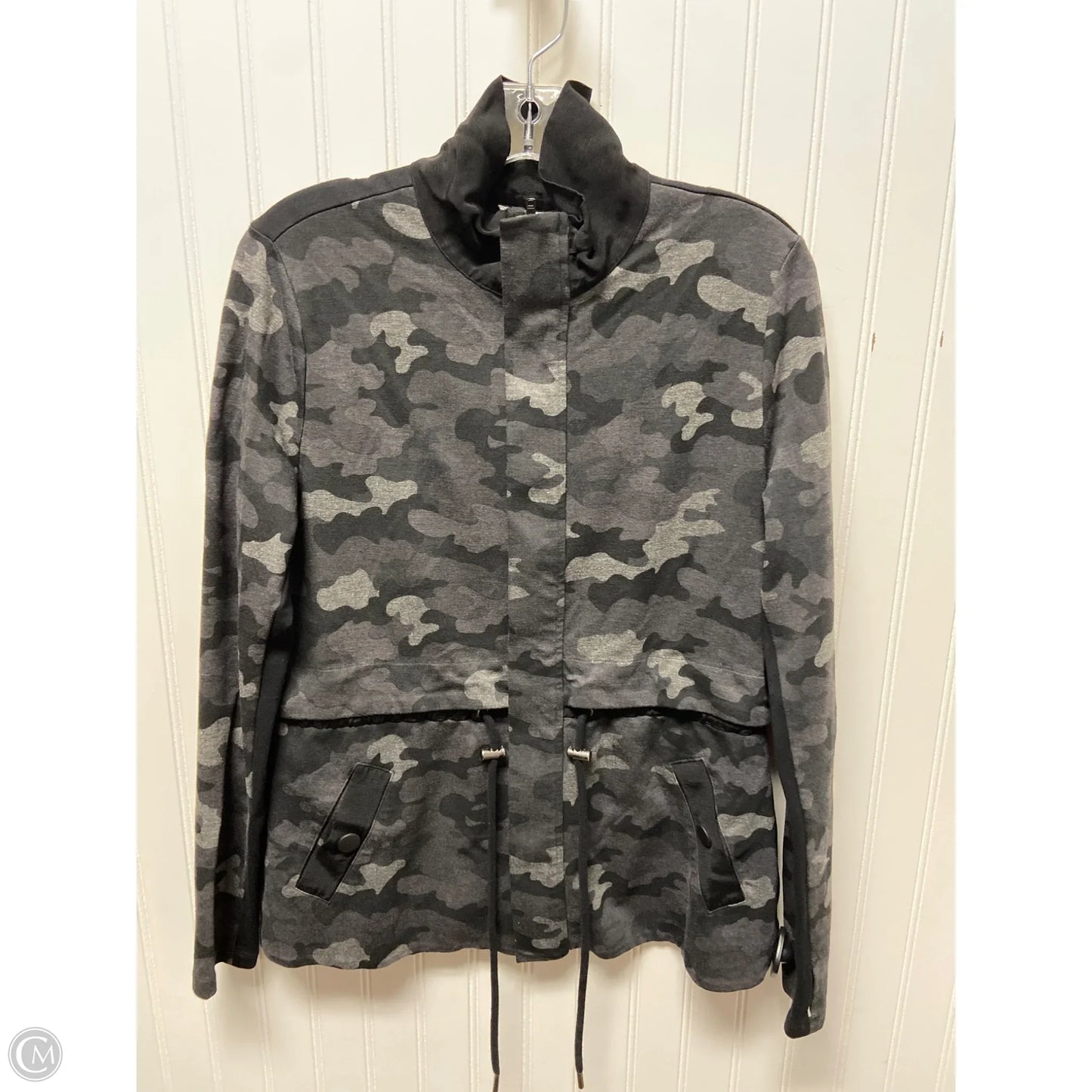 Jacket Utility By Cabi In Camouflage Print, Size: M