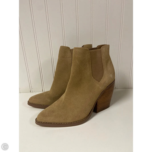 Boots Ankle Heels By Bp In Tan, Size: 8