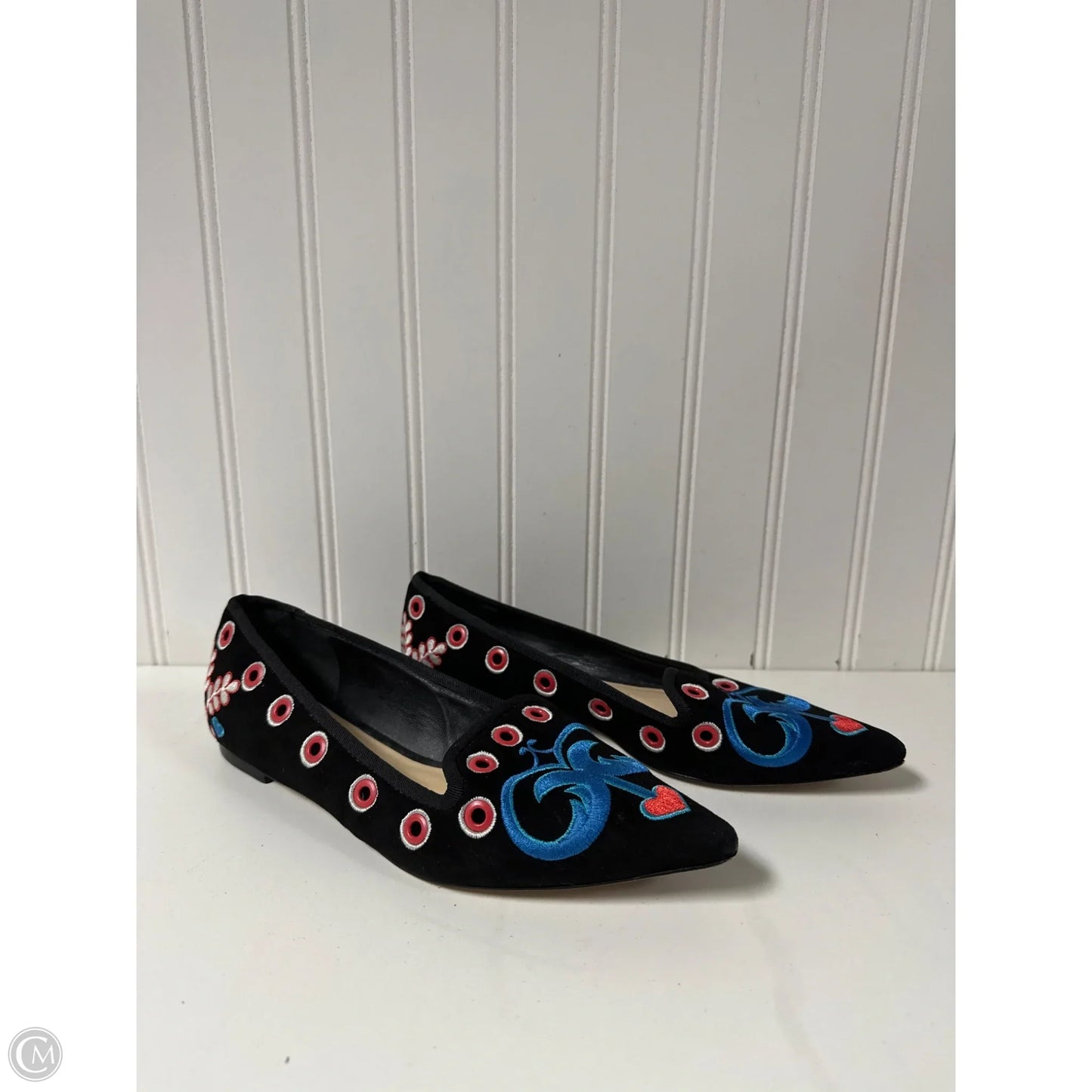Shoes Flats By Clothes Mentor In Black, Size: 5.5