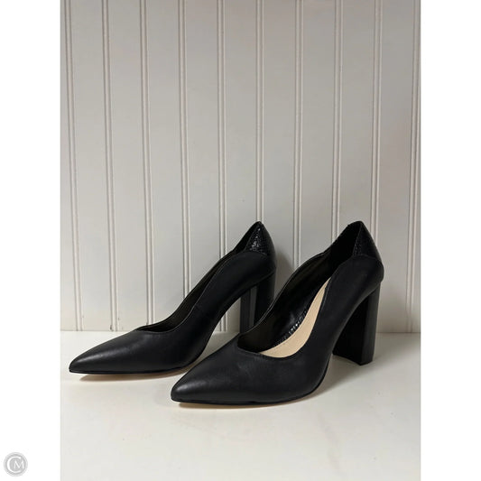 Shoes Heels Block By Nine West In Black, Size: 7.5