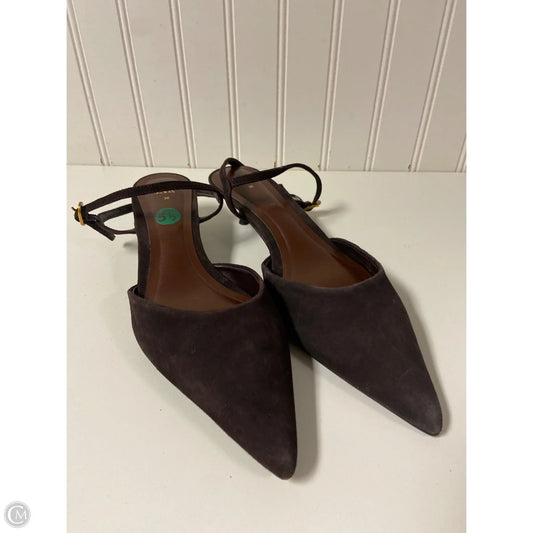 Shoes Heels Kitten By Zara In Brown, Size: 5.5